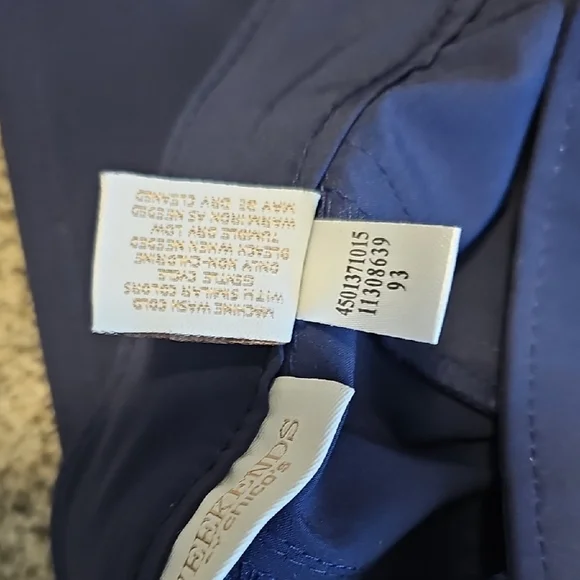 Chico's Deep Blue Straight Leg Pants - Picture 4 of 4